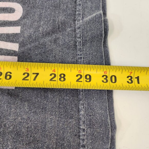 Maui & Sons Mens Tank Top Vintage 90s Faded Black Wraparound Logo - Picture 9 of 9